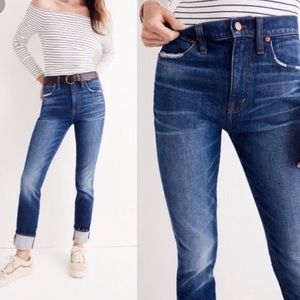 🆕 Madewell High Rise Slim Boyjean